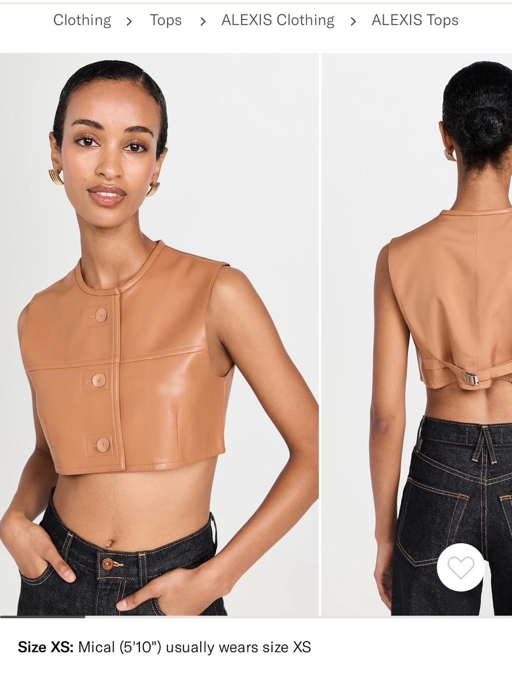 ALEXIS saddle top
